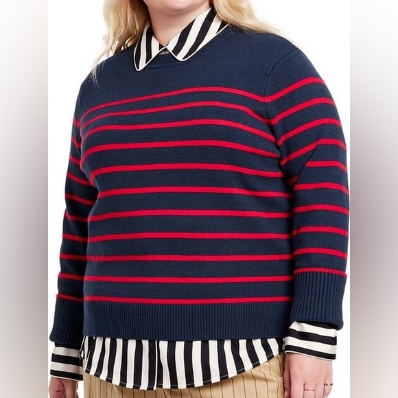 Target X La Ligne Striped Sweater NWT! Plus ❤️💙 - Picture 9 of 9